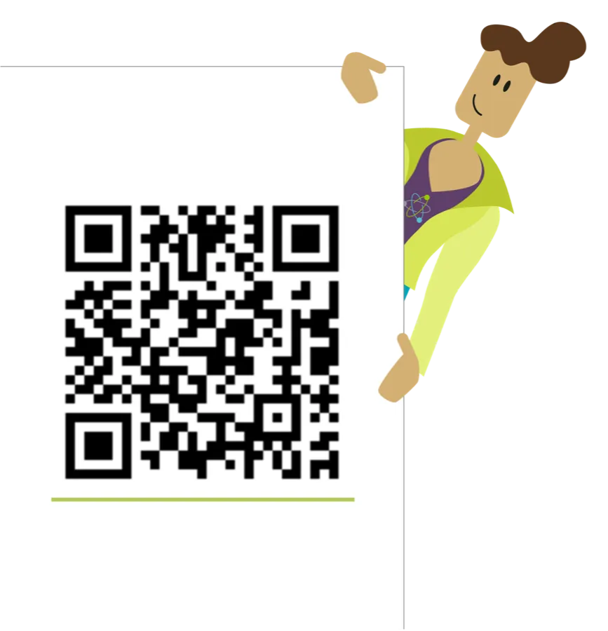 QR-code met de coördinaten van het startpunt